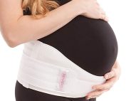 Gabrialla MS-96i Breathable Maternity Support Belt in White