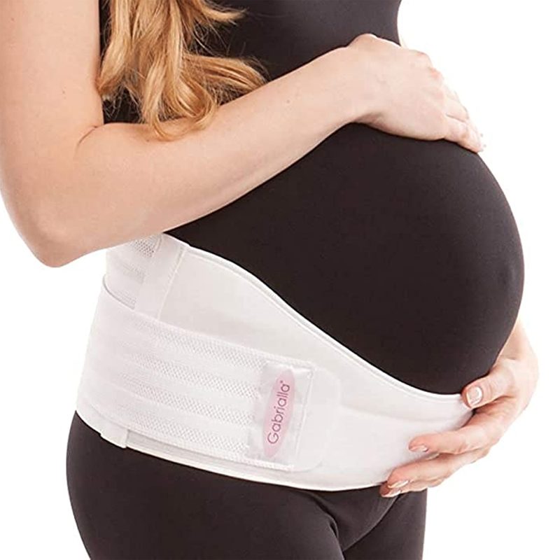 Gabrialla MS-96i Breathable Maternity Support Belt in White