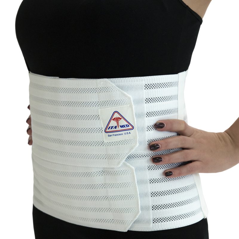 ITA-MED Style AB-309(W) Women’s Breathable Elastic Abdominal Binder (9” wide)