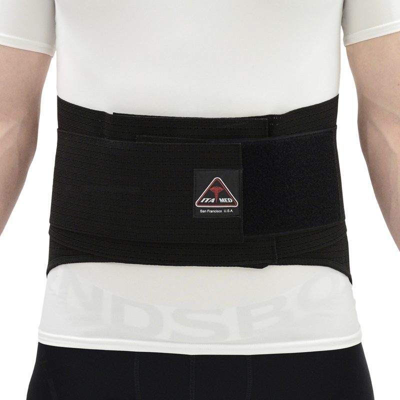 ITA-MED Style BS-229 Elastic Duo – Adjustable Back Support (9” wide, w/ pocket)