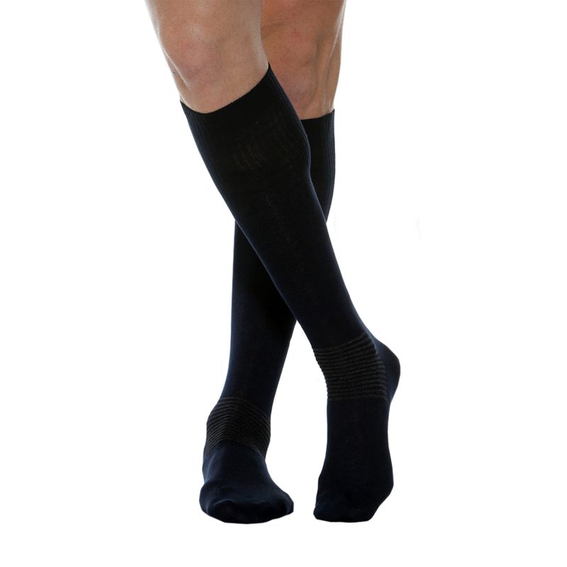 MAXAR Style CDS-615 Comfort & Diabetes Unisex Cotton/Silver Socks