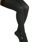 ITA-MED Style H-306 Unisex Microfiber Thigh Highs Closed Toe